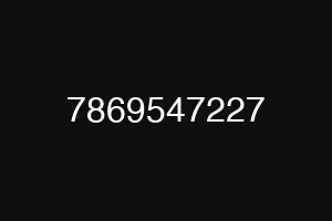 7869547227
